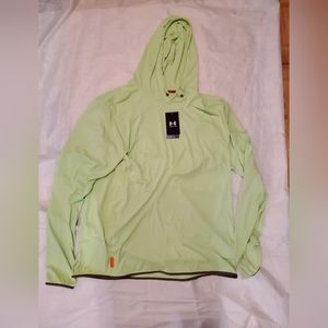 Under Armour Iso Chill Lime Green Light Weight Windbreaker Jacket NWT Size XXL